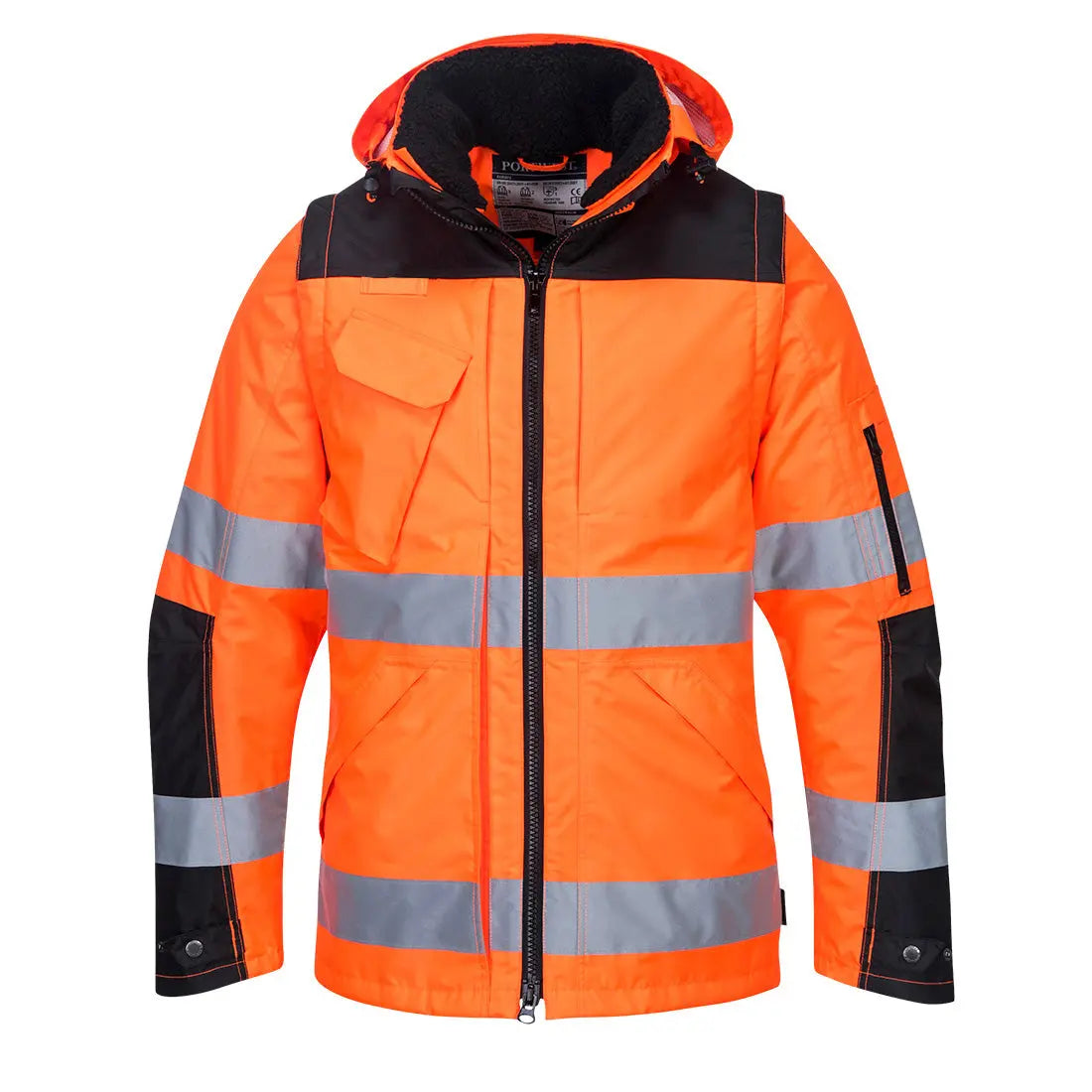 Warnschutz Pro 3-in-1 Kontrast Winterjacke  C469 Workschutz.de