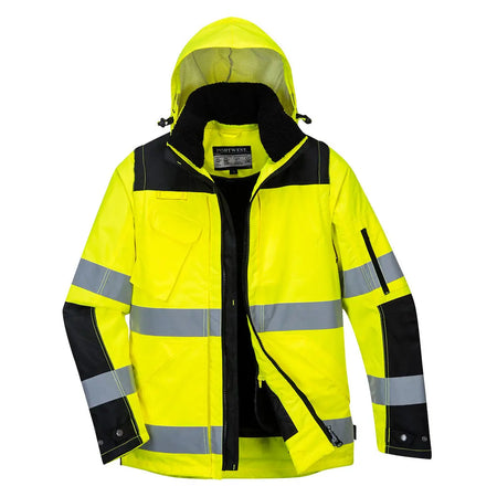 Warnschutz Pro 3-in-1 Kontrast Winterjacke  C469 Workschutz.de