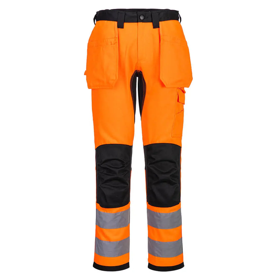 PW3 Warnschutz Stretch-Bundhose mit Holstertaschen CD889 Workschutz.de