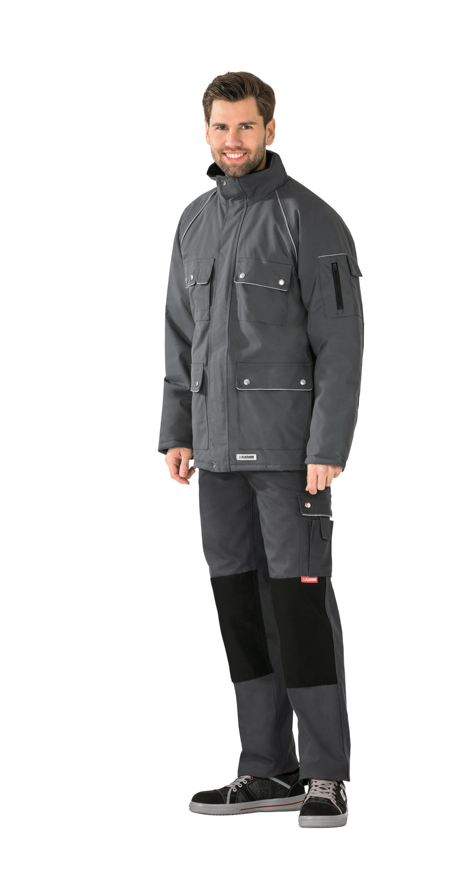 Winterparka - Herren - Planam - grau Planam