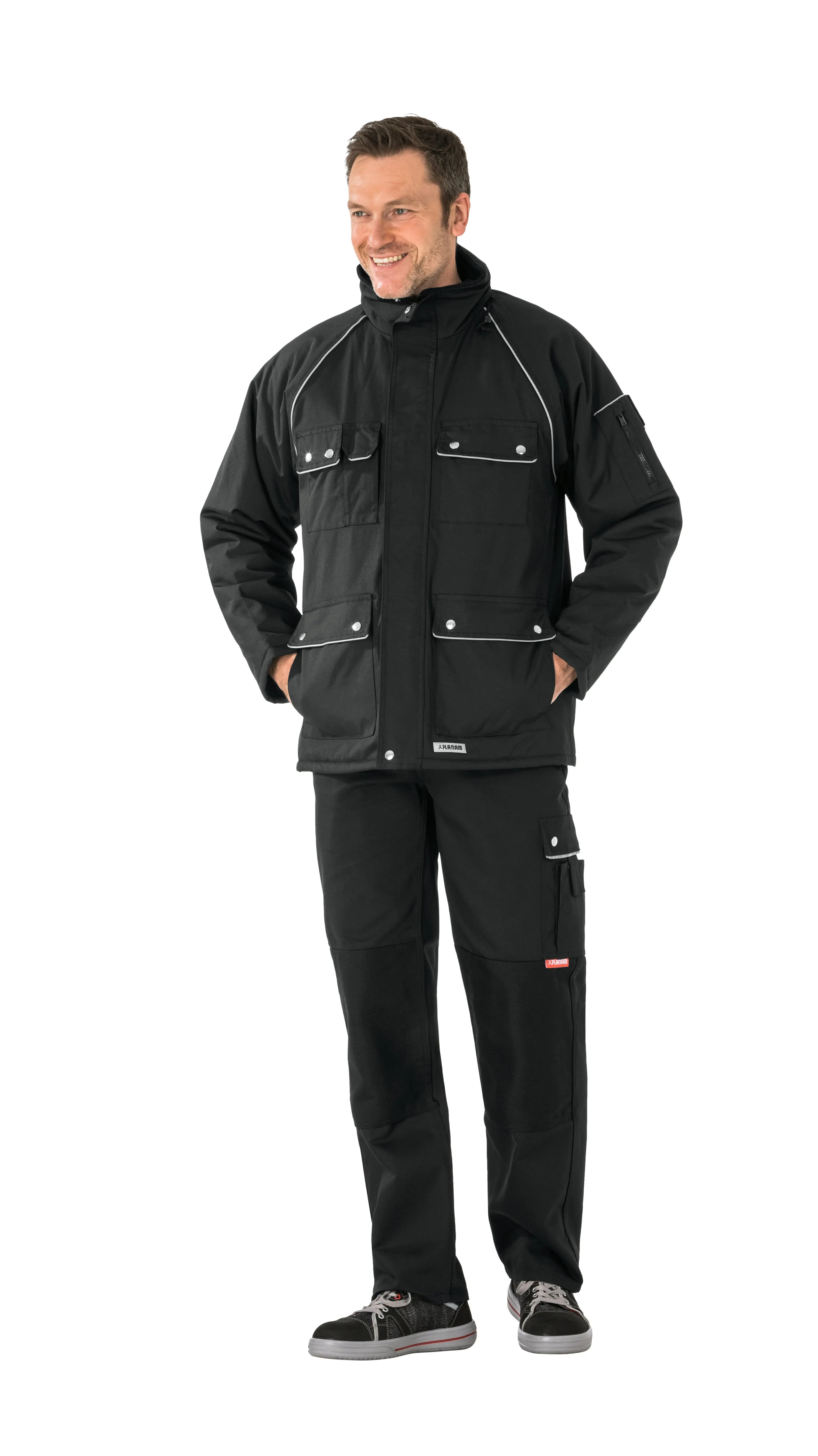 Winterparka - Herren - Planam - grau Planam