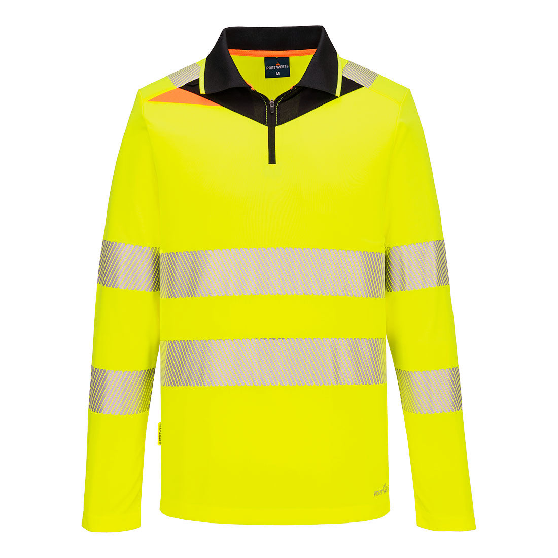 DX419 - DX4 Hi-Vis Polo Shirt mit Reißverschluss langarm - Workschutz.de