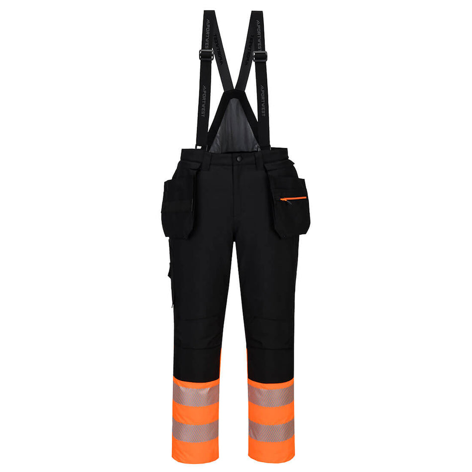 DX4 Hi-Vis Winter Latzhose Klasse 1 DX437 - Workschutz.de