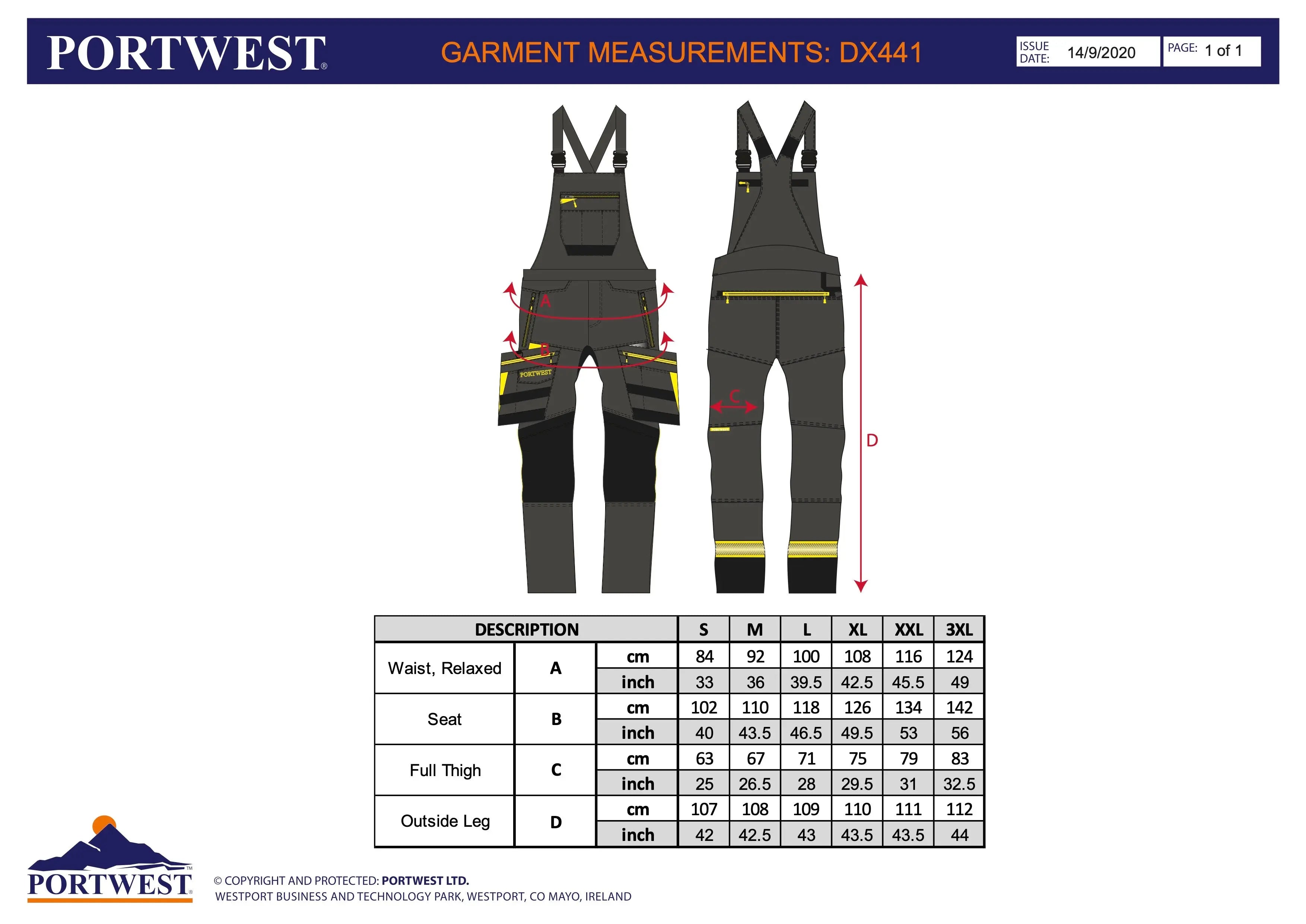 DX4 Latzhose DX441 Workschutz.de