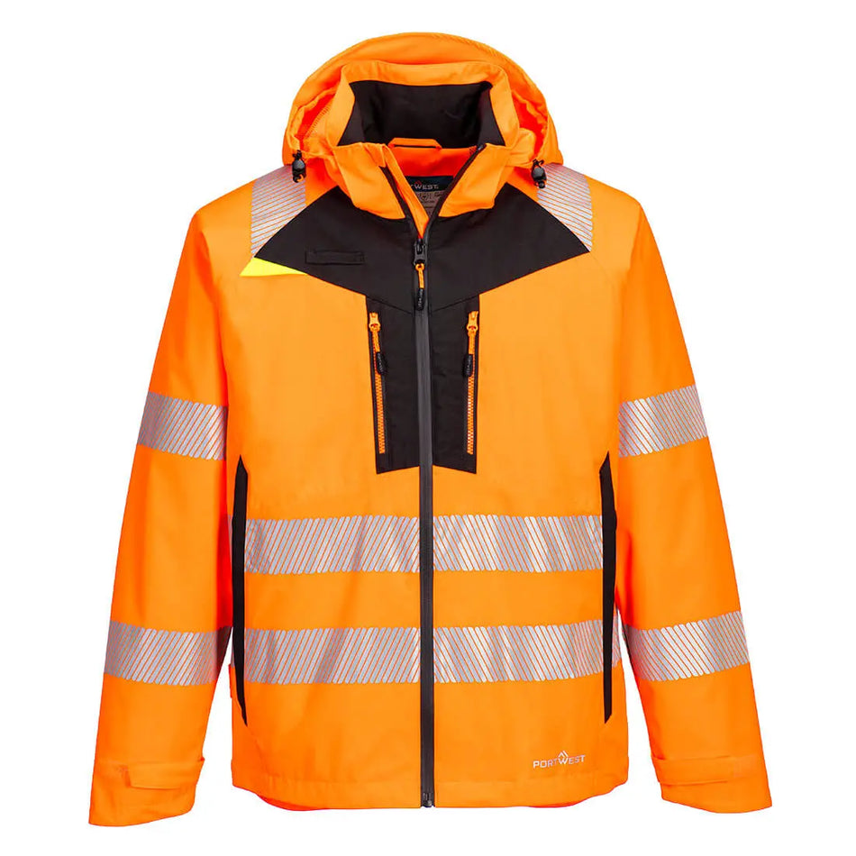 DX4 Warnschutz Regenjacke  DX462 Workschutz.de