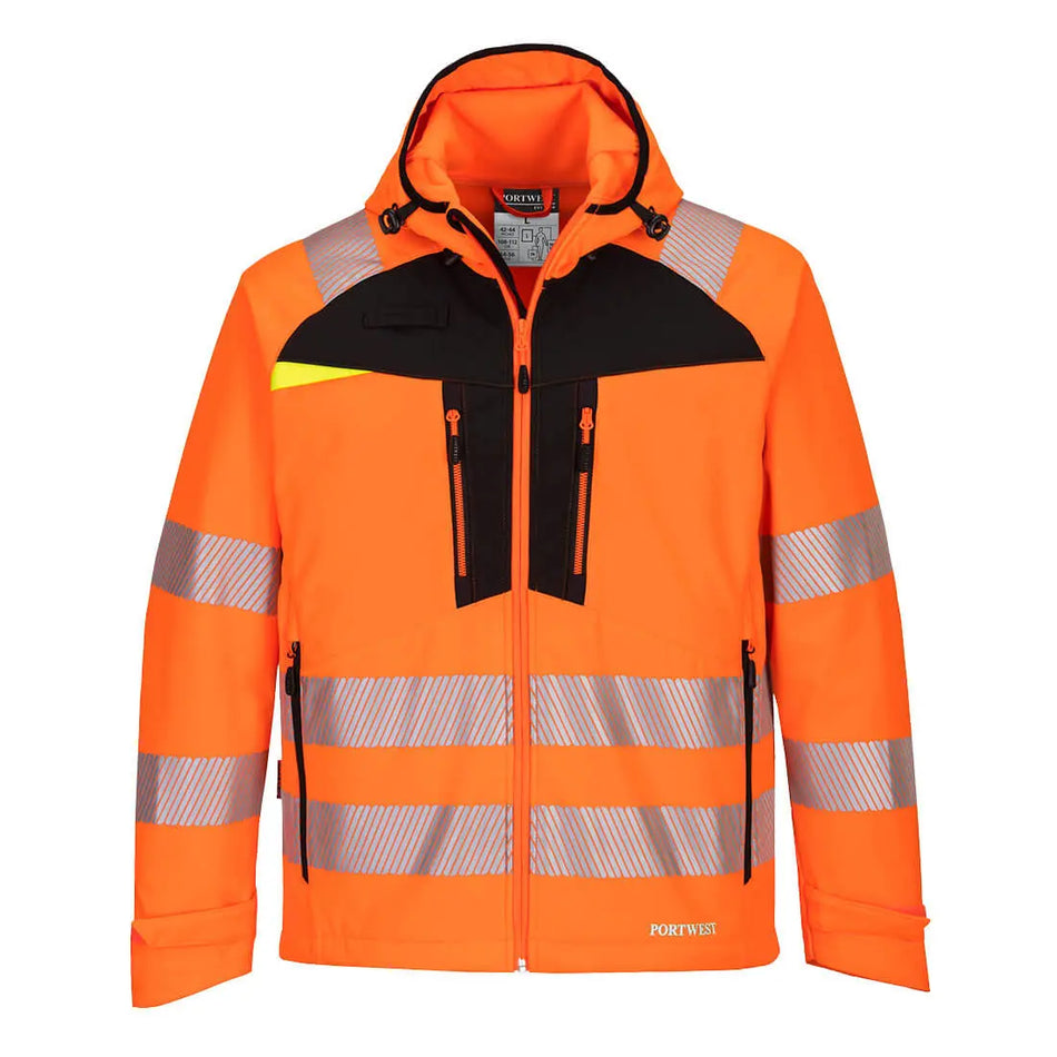 DX4 Warnschutz-Softshelljacke DX475 Workschutz.de