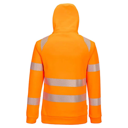 DX4 Warnschutz Kapuzenpullover mit 1/4 Reißverschluss DX482 Workschutz.de