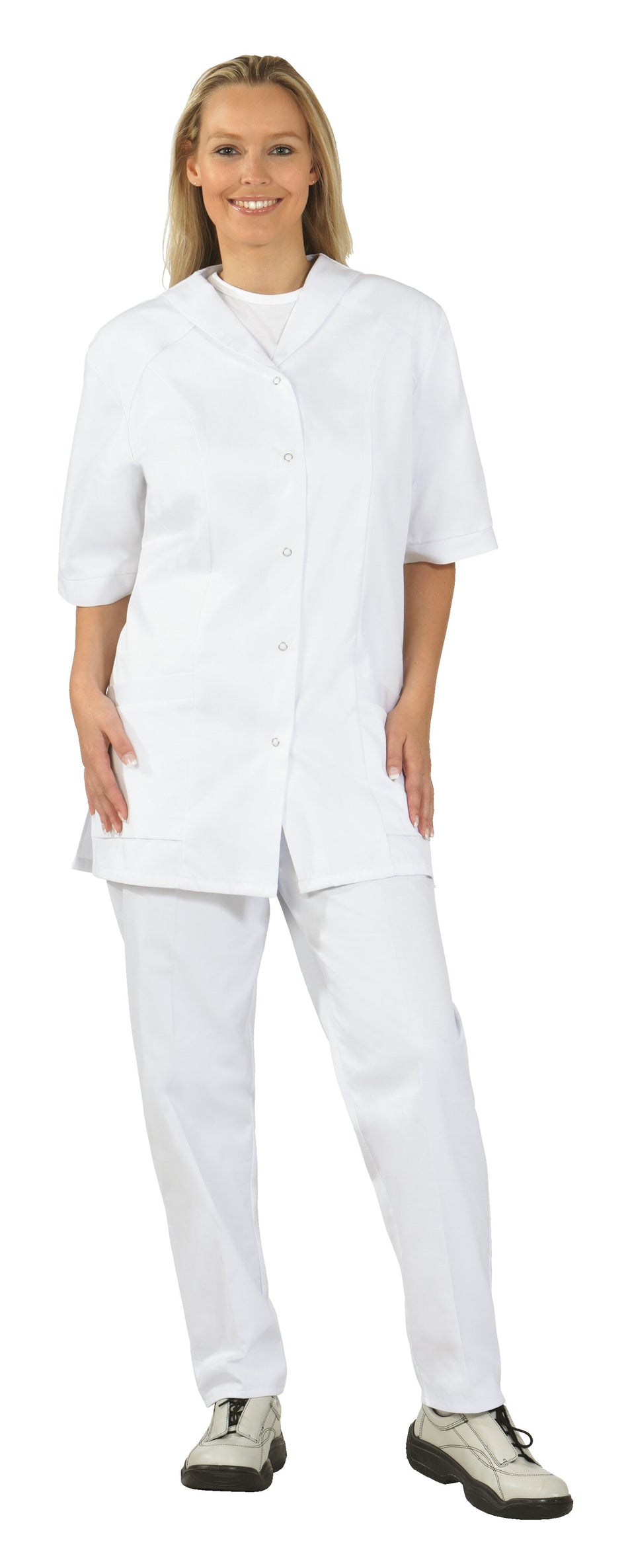 Kasak Mischgewebe 1/4-Arm - Damen - Planam - kornblumenblau - Workschutz.de