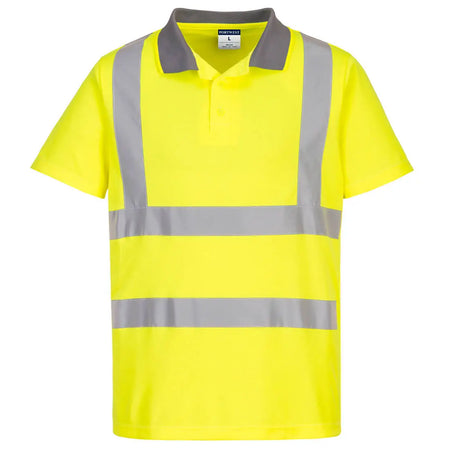 Eco Warnschutz Poloshirt kurzarm (6er Pack)  EC10 Workschutz.de