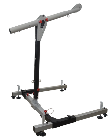 EasySafeWay 1, mobiles H-förmiges Basis Davit System (1370 mm hoher Masten)