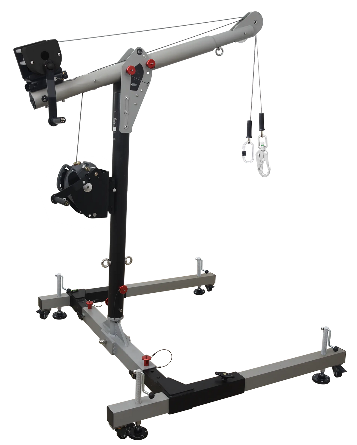 EasySafeWay 1, mobiles H-förmiges Basis Davit System (1370 mm hoher Masten)