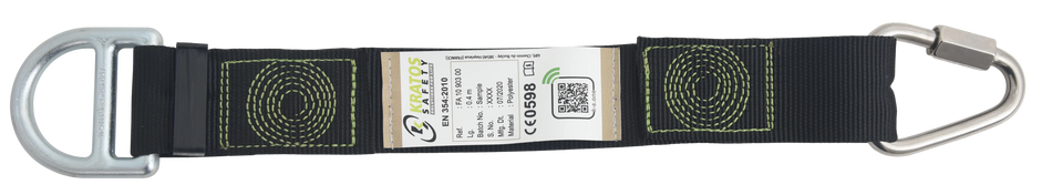 Entfernbarer verlängerbarer Gurt mit Verankerungsring / Rückenösenverlängerung