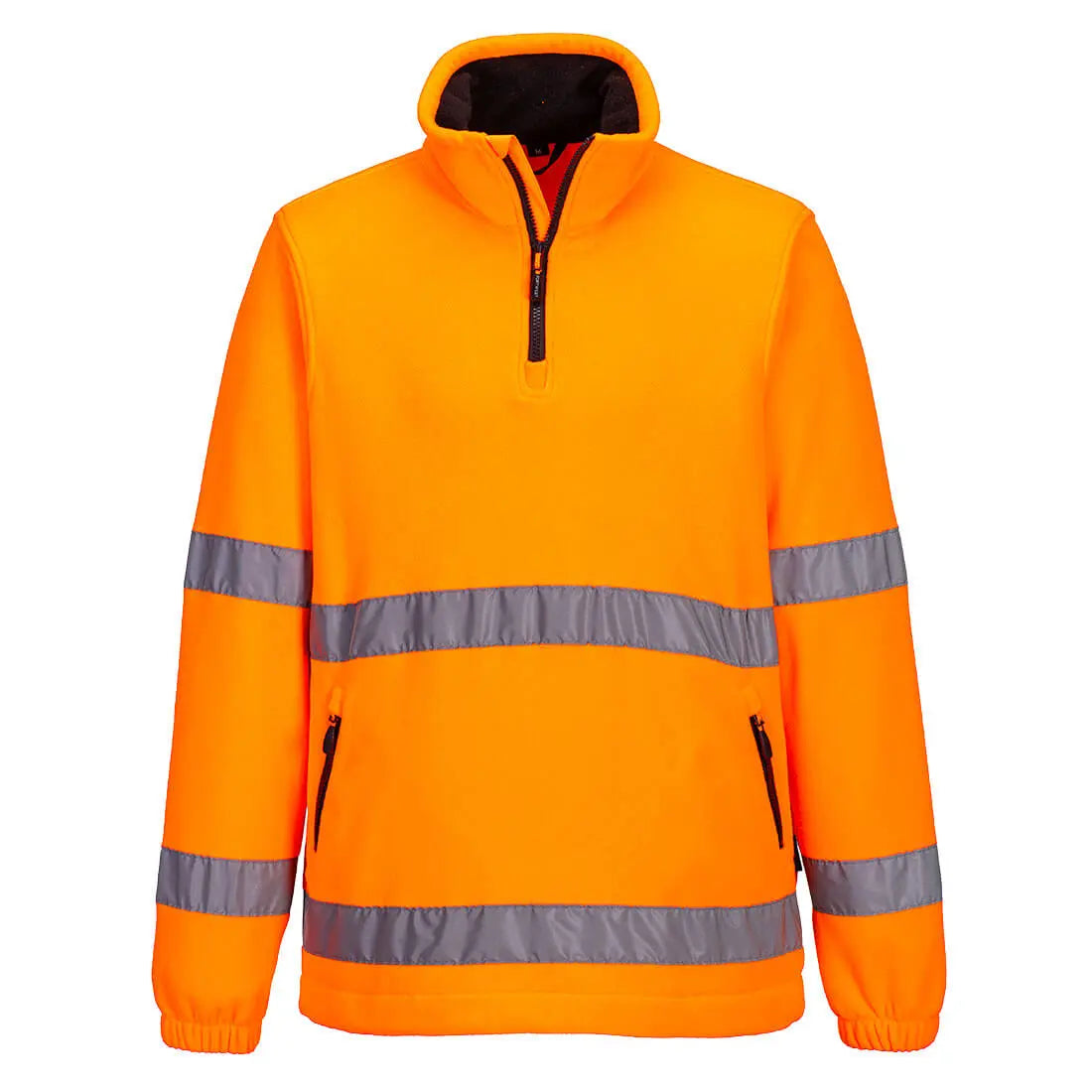 Warnschutz 1/2 Zip Fleece F302 Workschutz.de