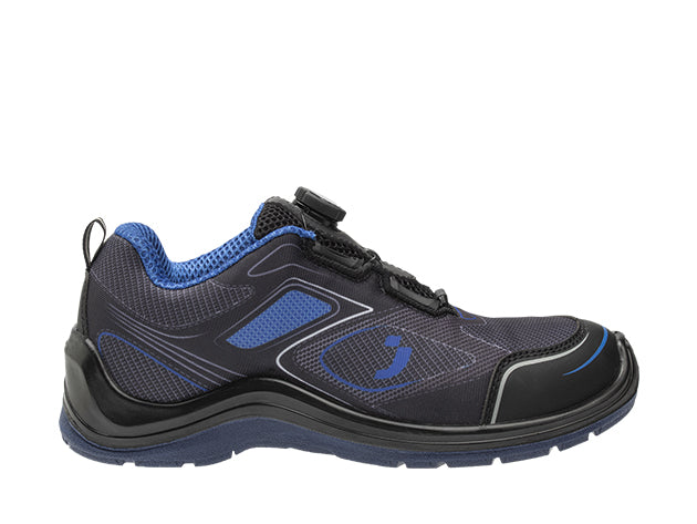 Sportlicher, metallfreier ESD-Sicherheitshalbschuh mit TLS-Verschluss