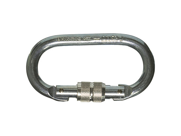 Stahlkarabiner mit Schraubverschluss
