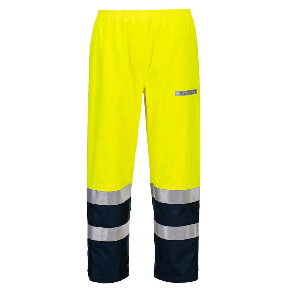 Bizflame Rain+ leichte Warnschutz Bundhose Lichtbogen Schutz FR410 Workschutz.de