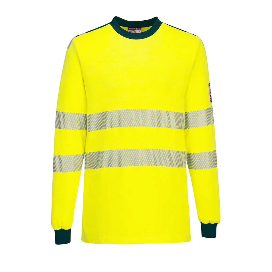 WX3 flammhemmendes Warnschutz T-Shirt FR701 Workschutz.de