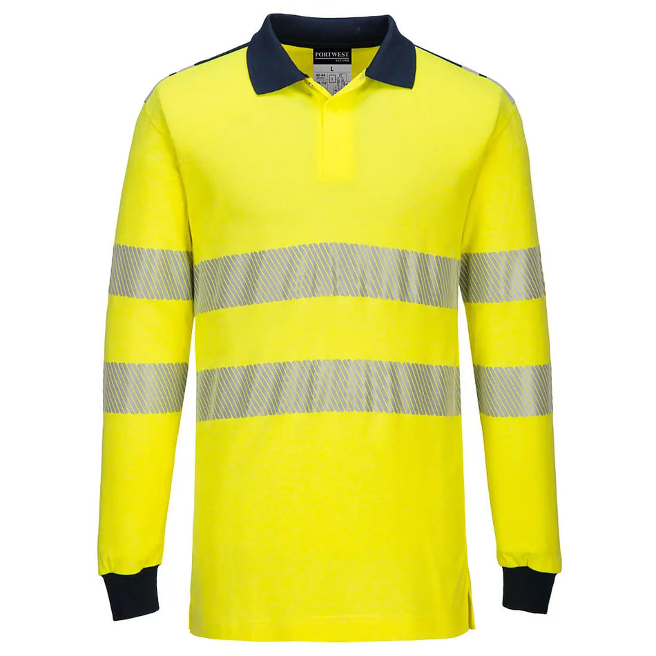 WX3 Flammhemmendes Warnschutz Poloshirt FR702 Workschutz.de