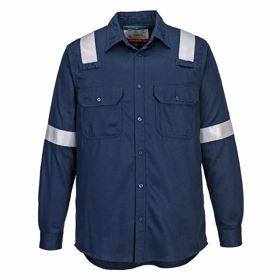 FR Leichtes antistatisches Hemd FR723 Workschutz.de