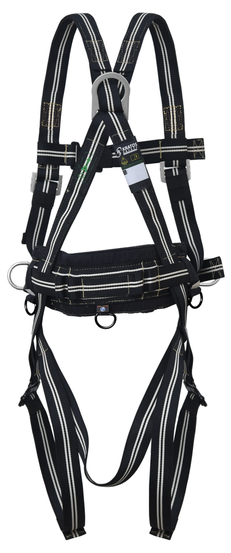 Flammbeständiger Auffanggurt mit Haltegurt