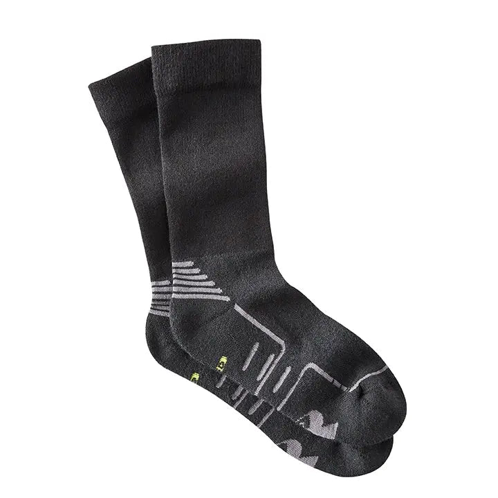 Runnex ESD Funktionssocke-Winter Schwarz/Grau Wintersocken Workschutz.de