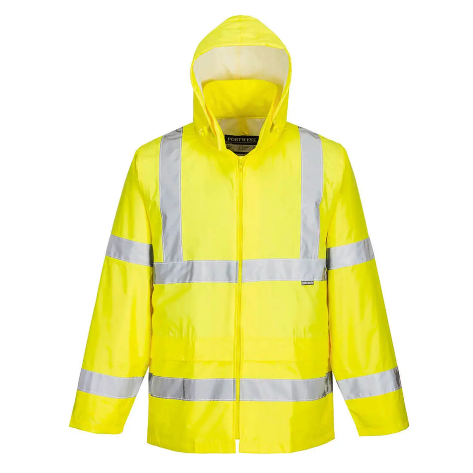 Warnschutz-Regenjacke H440 Workschutz.de