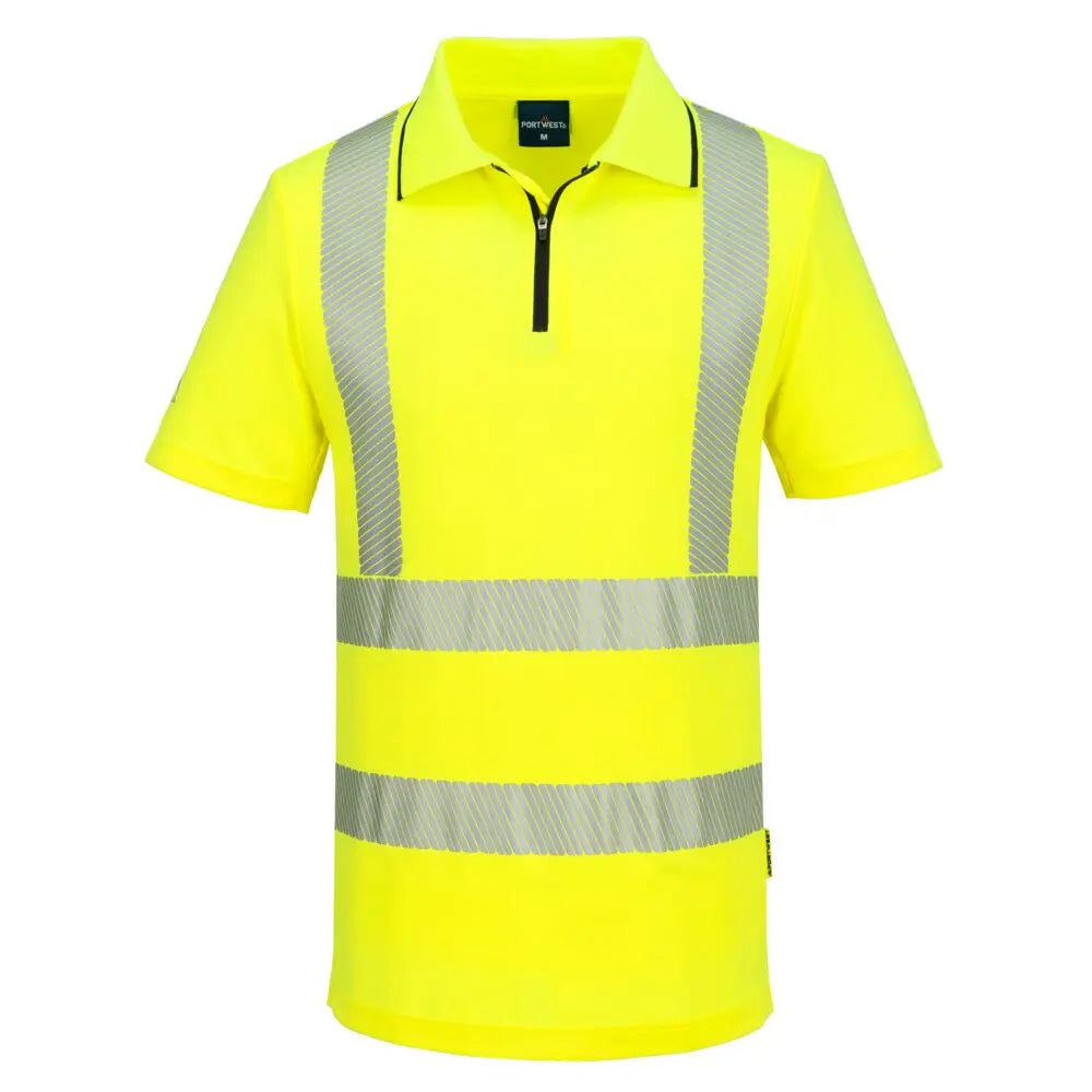 KX3 Sport Hi-Vis Polo Shirt mit Reißverschluss kurzarm KX302 