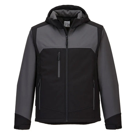 KX3 Softshelljacke mit Kapuze (3L) KX362 Workschutz.de