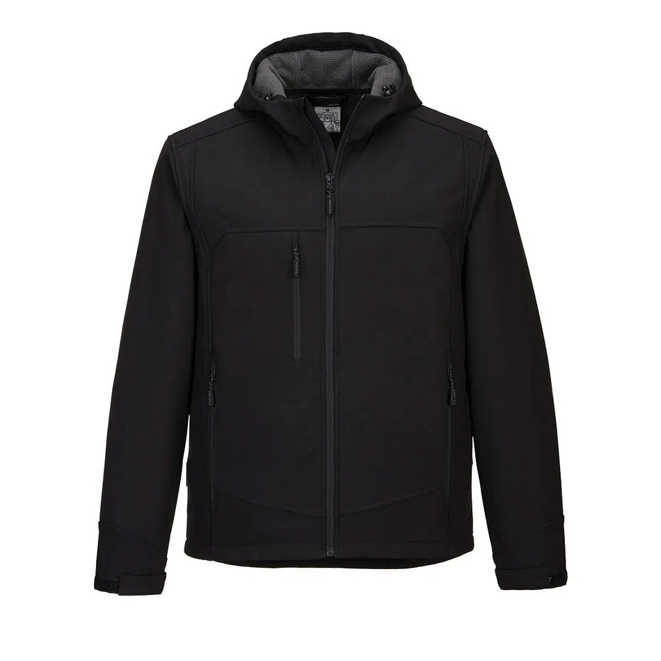 KX3 Softshelljacke mit Kapuze (3L) KX362 Workschutz.de