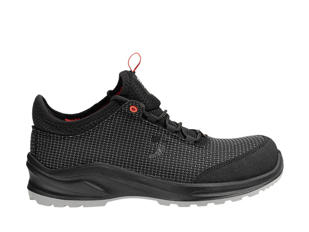 super atmungsaktiver und abriebfester, metallfreier Halbschuh mit durchtrittsicherer Zwischensohle und 2 Dichten-Laufsohle