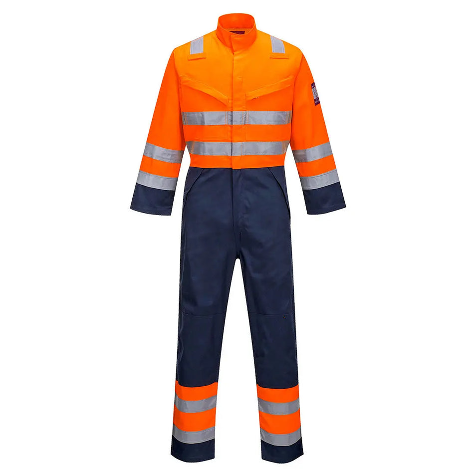 Modaflame RIS Overall, Marine/Orange MV29 Workschutz.de