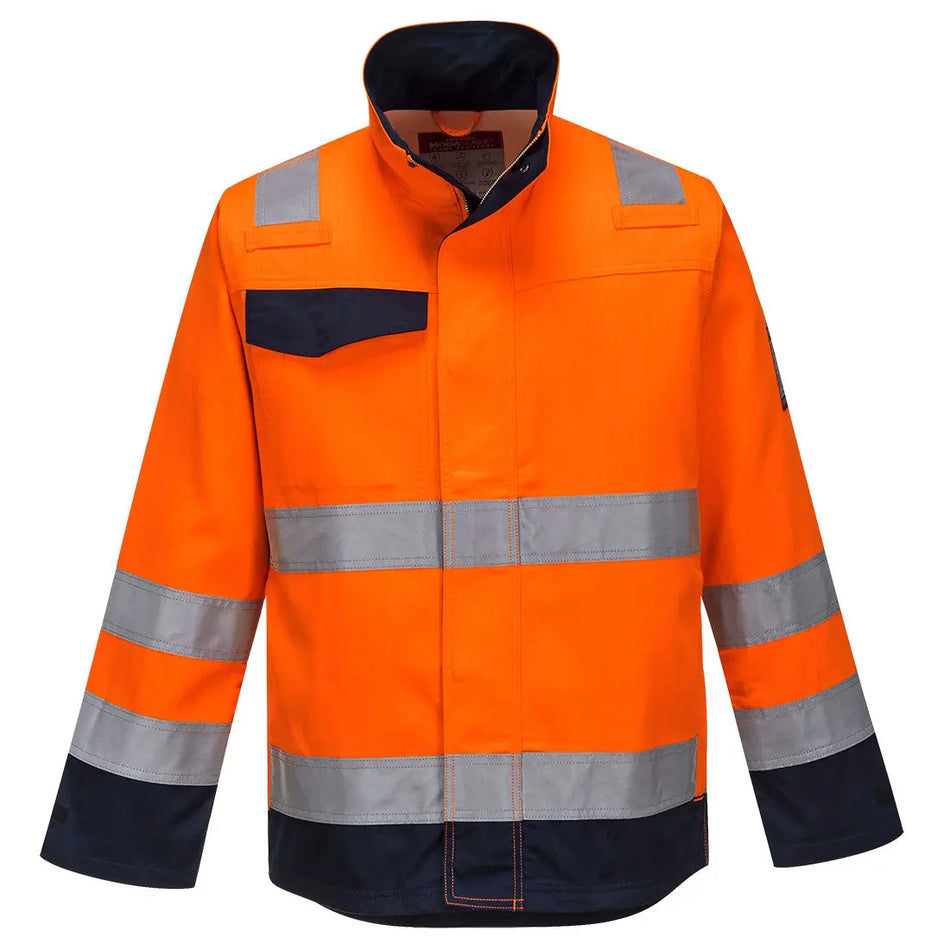 Modaflame RIS Jacke, Orange/Marine  MV35 Workschutz.de