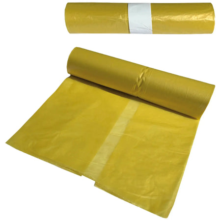 Müllsack 120 Liter gelb LDPE Rolle Stärke 33 mμ -250 Stück Kera Arbeitsschutz