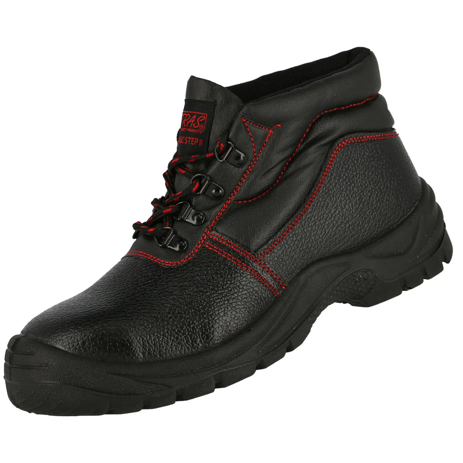 NITRAS BASIC STEP MID, S3 Sicherheitsstiefel, halbhoch, schwarz, EN ISO 20345 NITRAS