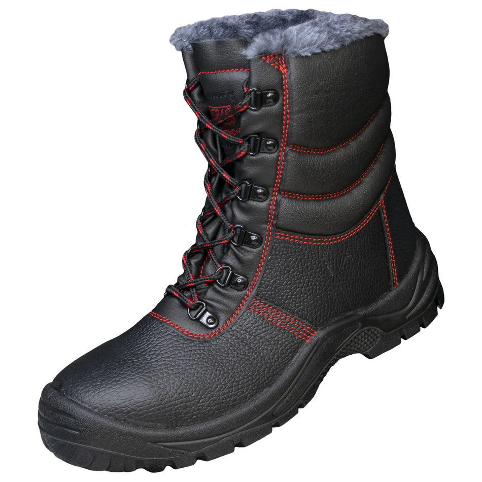 NITRAS BASIC STEP MID+ W, S3 CI Sicherheitswinterstiefel, hoch, schwarz EN ISO 20345 NITRAS
