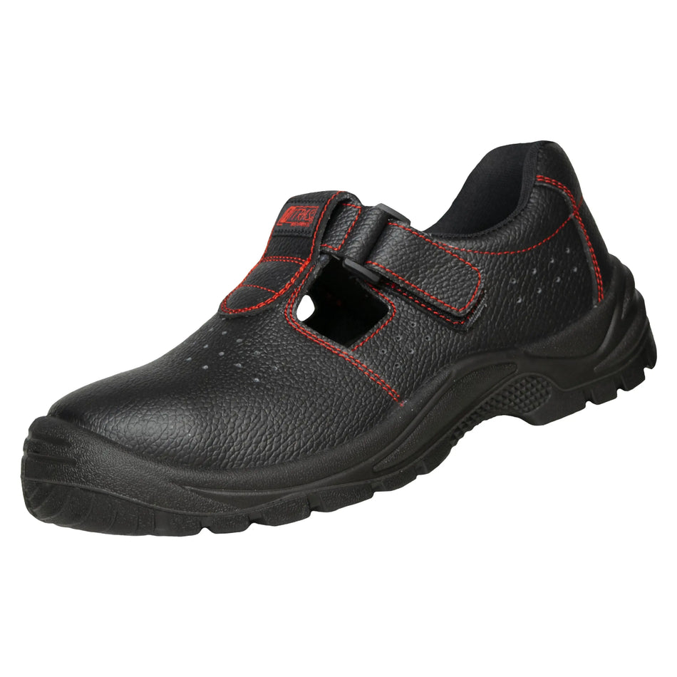 NITRAS BASIC STEP SA, S1P Sicherheitssandale, schwarz, EN ISO 20345 NITRAS