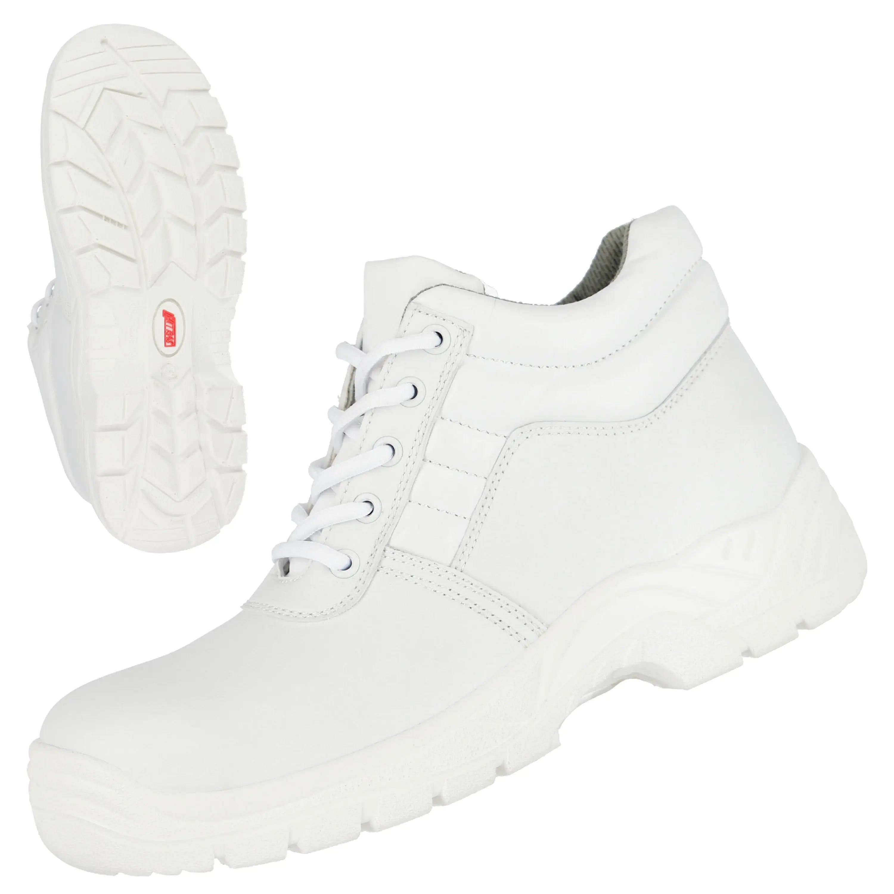 NITRAS CLEAN STEP MID, S2 Sicherheitsstiefel, halbhoch, weiß, EN ISO 20345 NITRAS