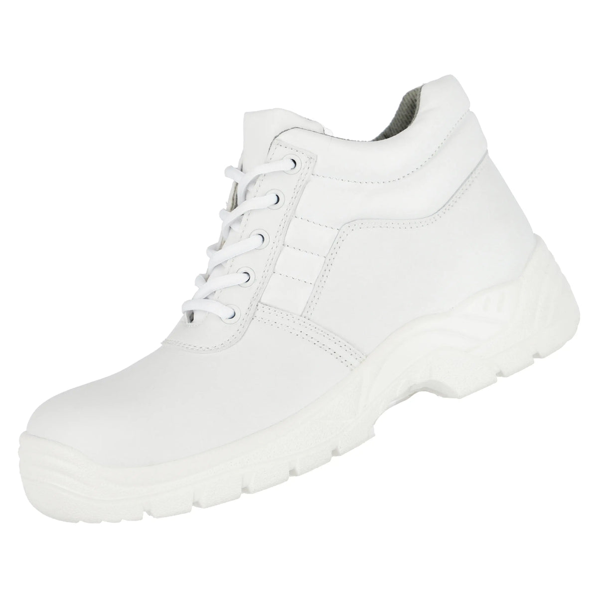 NITRAS CLEAN STEP MID, S2 Sicherheitsstiefel, halbhoch, weiß, EN ISO 20345 NITRAS