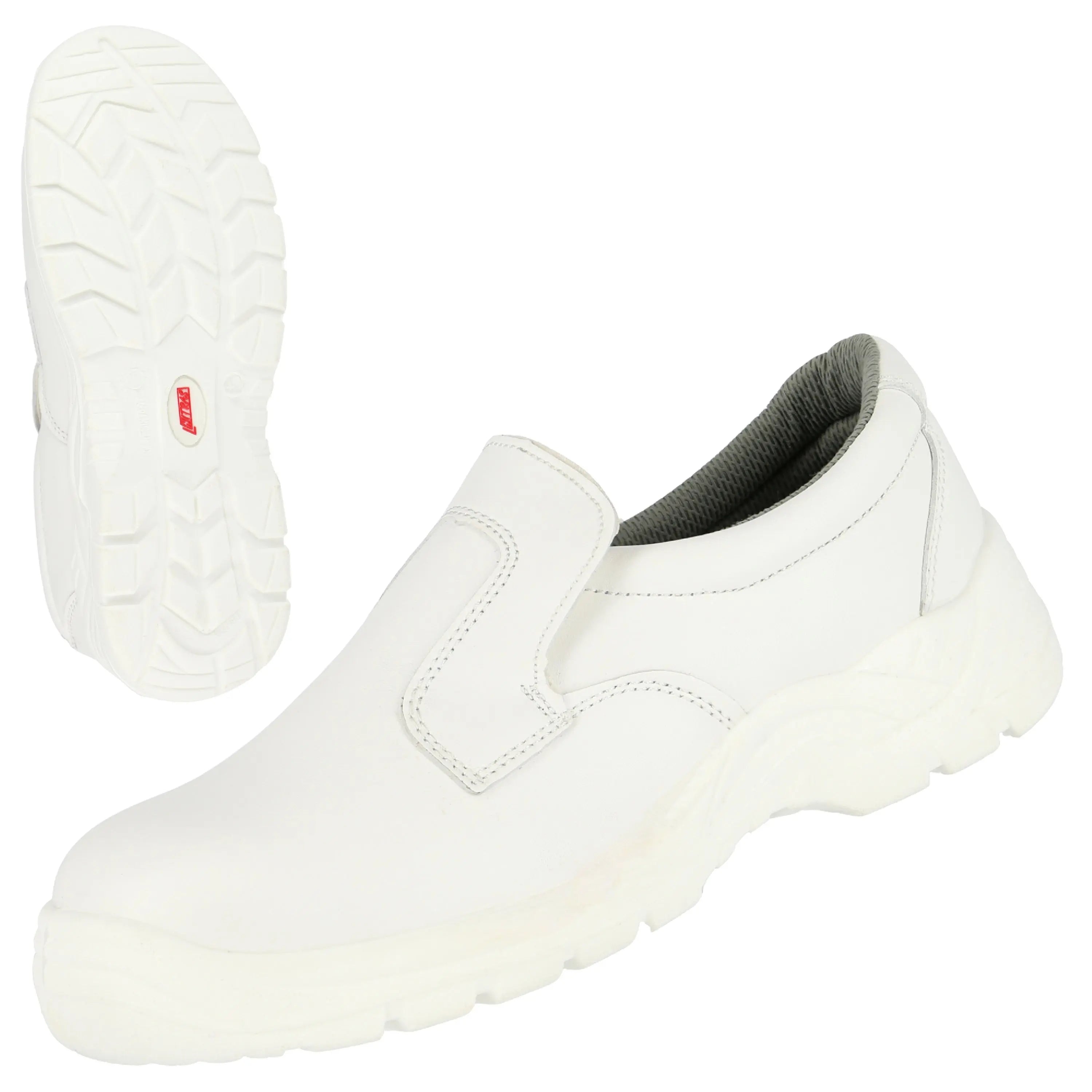 NITRAS CLEAN STEP SL, S2 Sicherheitsslipper, weiß, EN ISO 20345 NITRAS