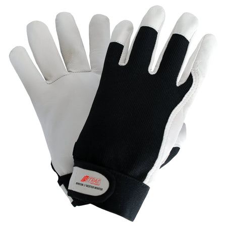 NITRAS DEXTER WINTER, Mechanikerhandschuhe, grau / schwarz, EN 388, EN 511 NITRAS
