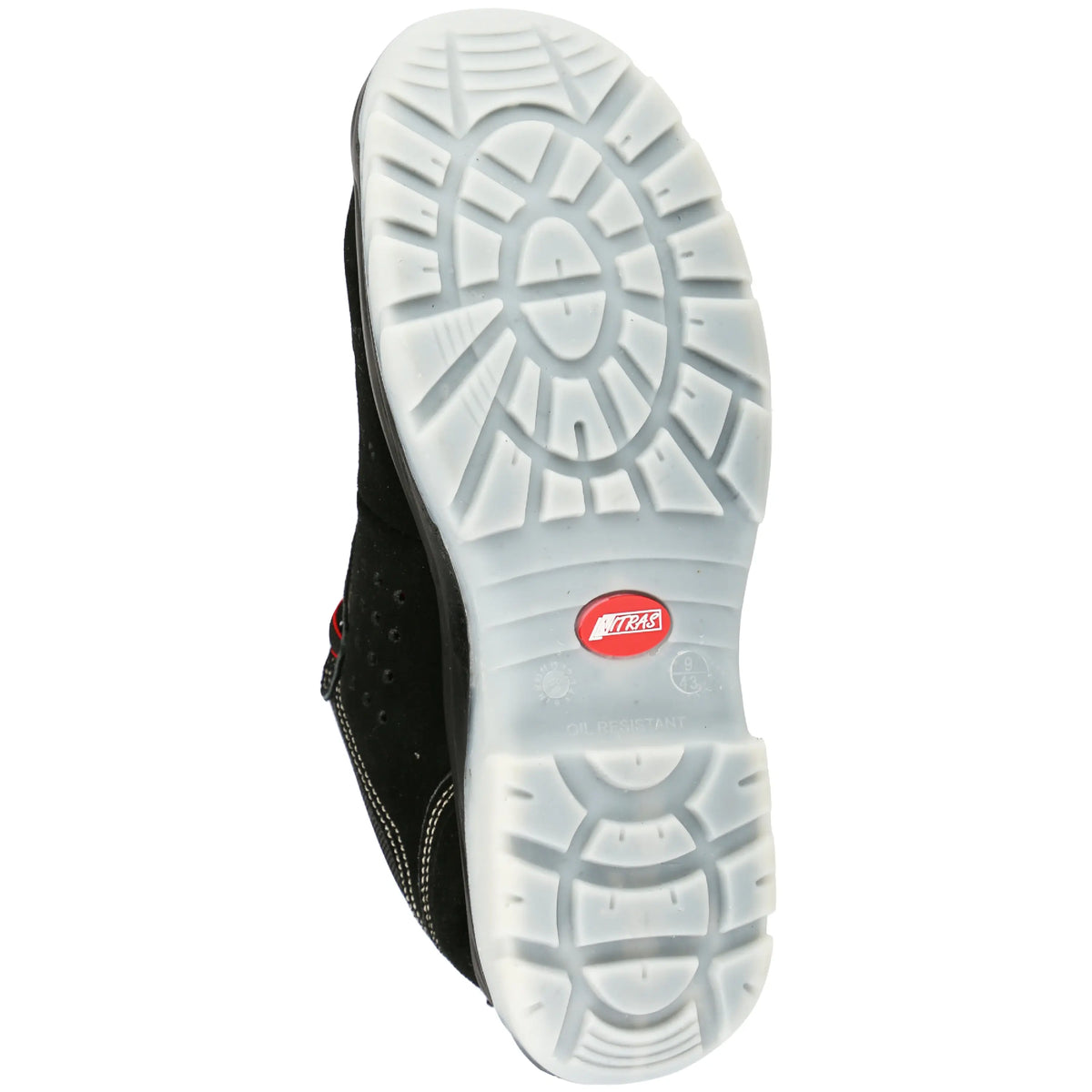 NITRAS EASY STEP P, S1P Sicherheitshalbschuhe, schwarz, EN ISO 20345, EN 61340-4-3, DGUV Regel 112-191 NITRAS