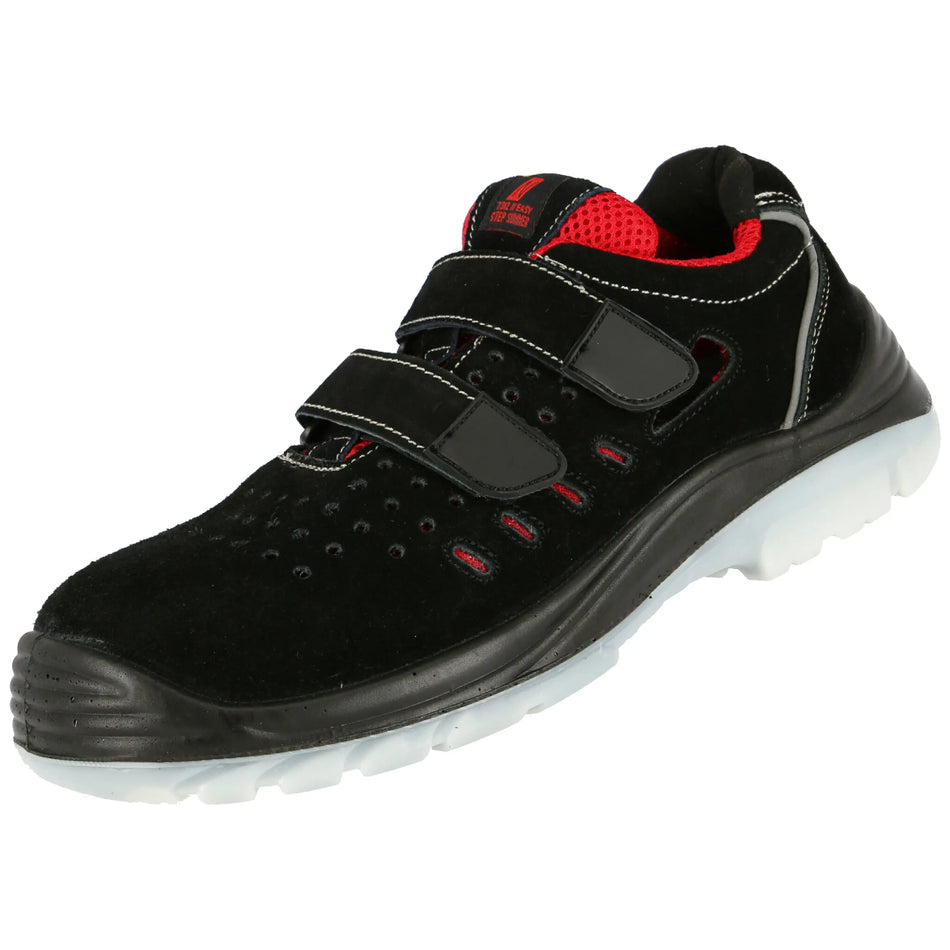 NITRAS EASY STEP SA, S1P Sicherheitssandalen, schwarz,  EN ISO 20345, DGUV Regel 112-191 NITRAS