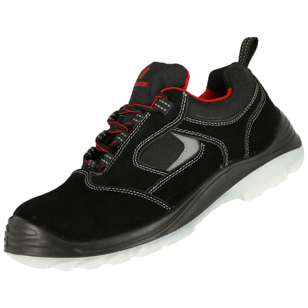 NITRAS EASY STEP, S1P Sicherheitshalbschuhe, schwarz, EN ISO 20345, EN 61340-4-3, DGUV Regel 112-191 NITRAS