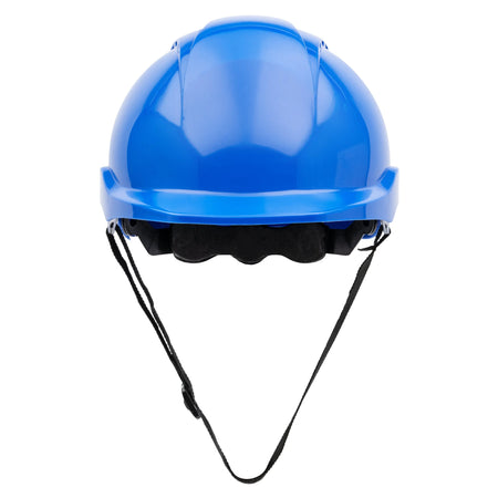 NITRAS HEAD PROTECT, Industrieschutzhelm, Schale aus HDPE, königsblau, Innenausstattung aus LDPE / Textil, schwarz / grau, EN 397 NITRAS