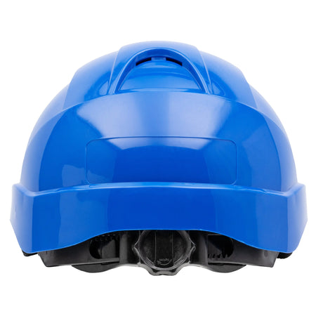 NITRAS HEAD PROTECT, Industrieschutzhelm, Schale aus HDPE, königsblau, Innenausstattung aus LDPE / Textil, schwarz / grau, EN 397 NITRAS
