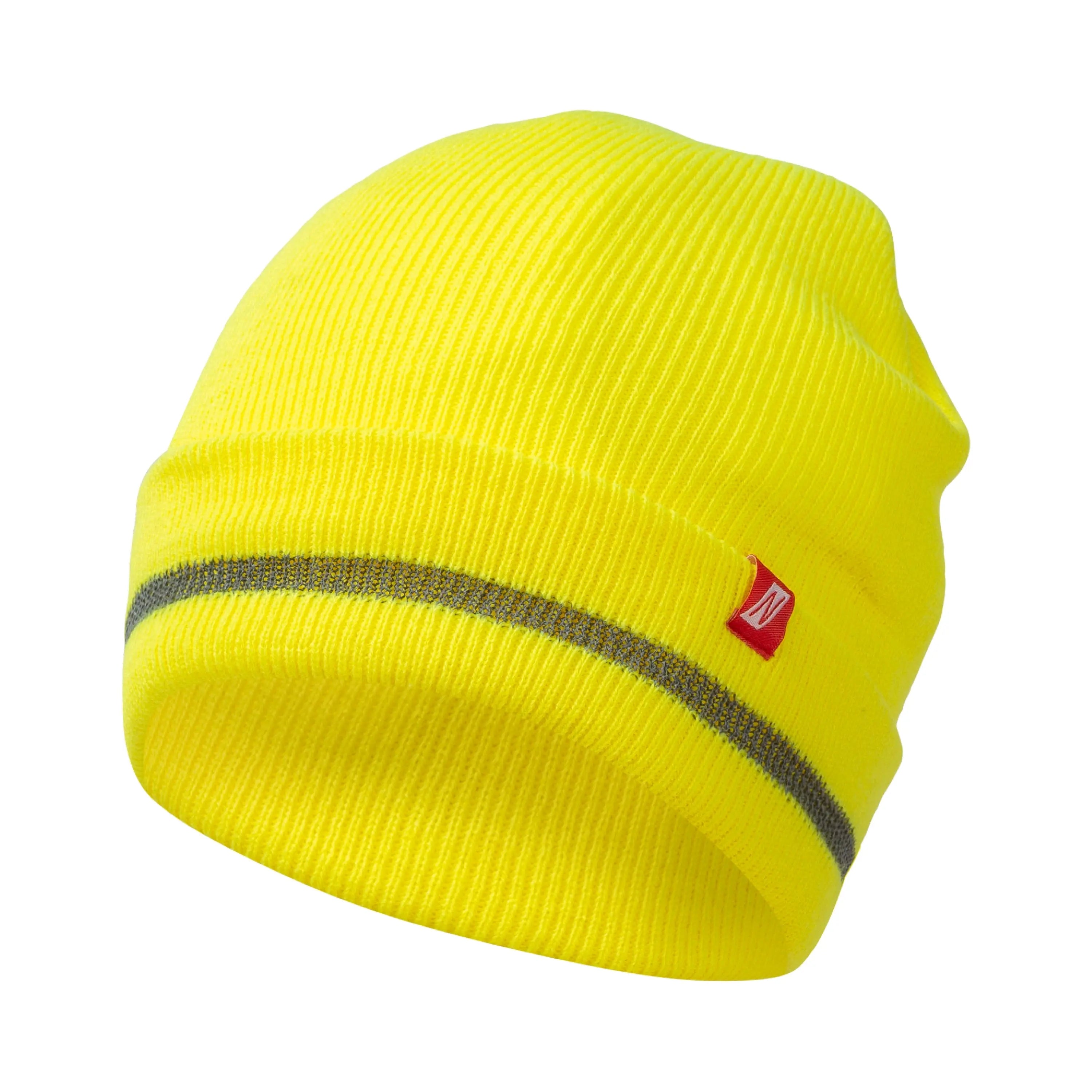 NITRAS Kinder-Strickmütze, neongelb NITRAS