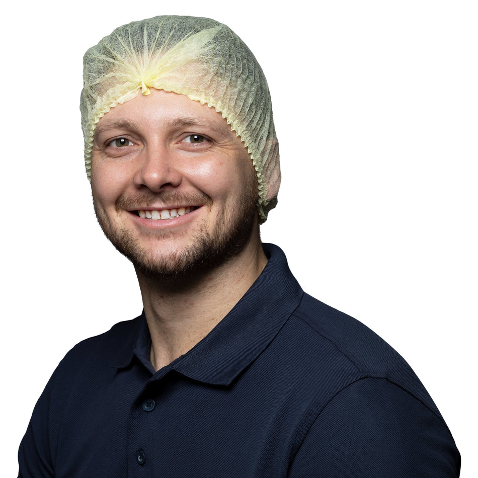 NITRAS Klipphaube, gelb, im Karton 1000 Stück