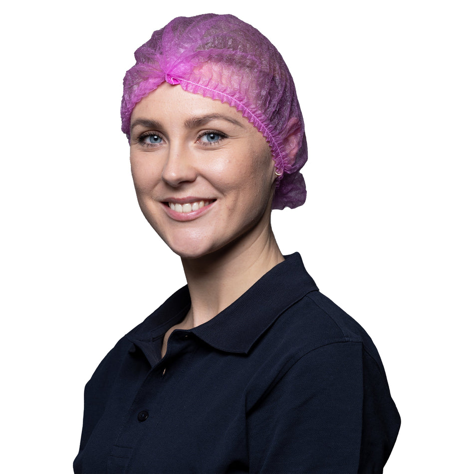 NITRAS Klipphaube, pink, im Karton 1000 Stück