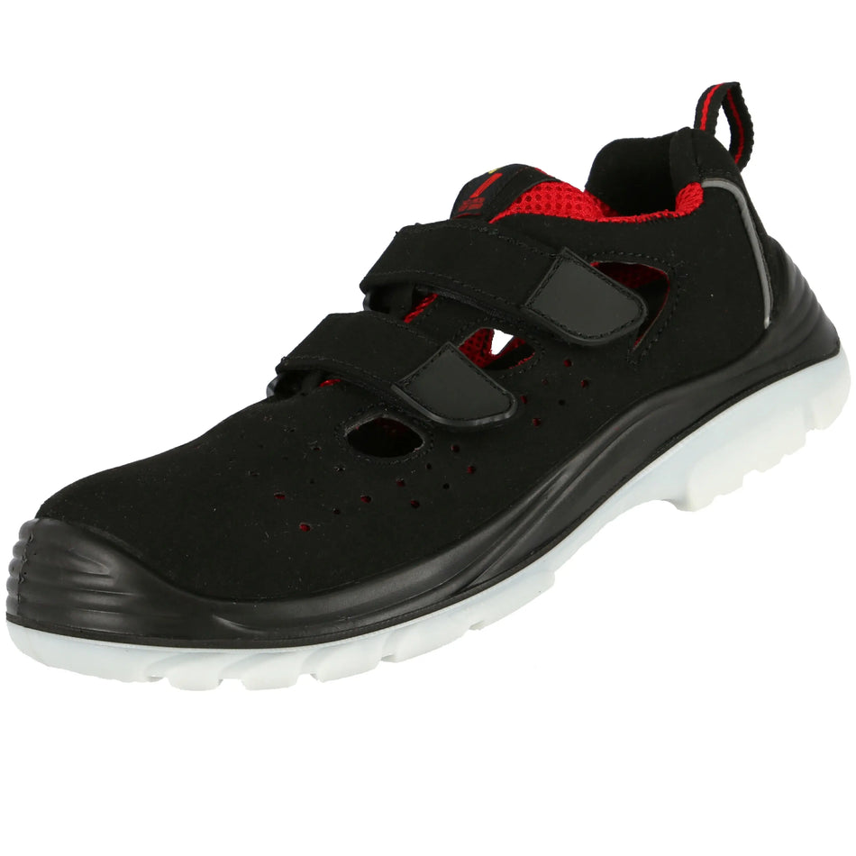 NITRAS MICRO STEP SA, S1P Sicherheitssandalen, schwarz, EN ISO 20345, DGUV Regel 112-191 NITRAS