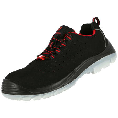 NITRAS MICRO STEP, S1P Sicherheitshalbschuhe, schwarz, EN ISO 20345, EN 61340-4-3, DGUV Regel 112-191 NITRAS